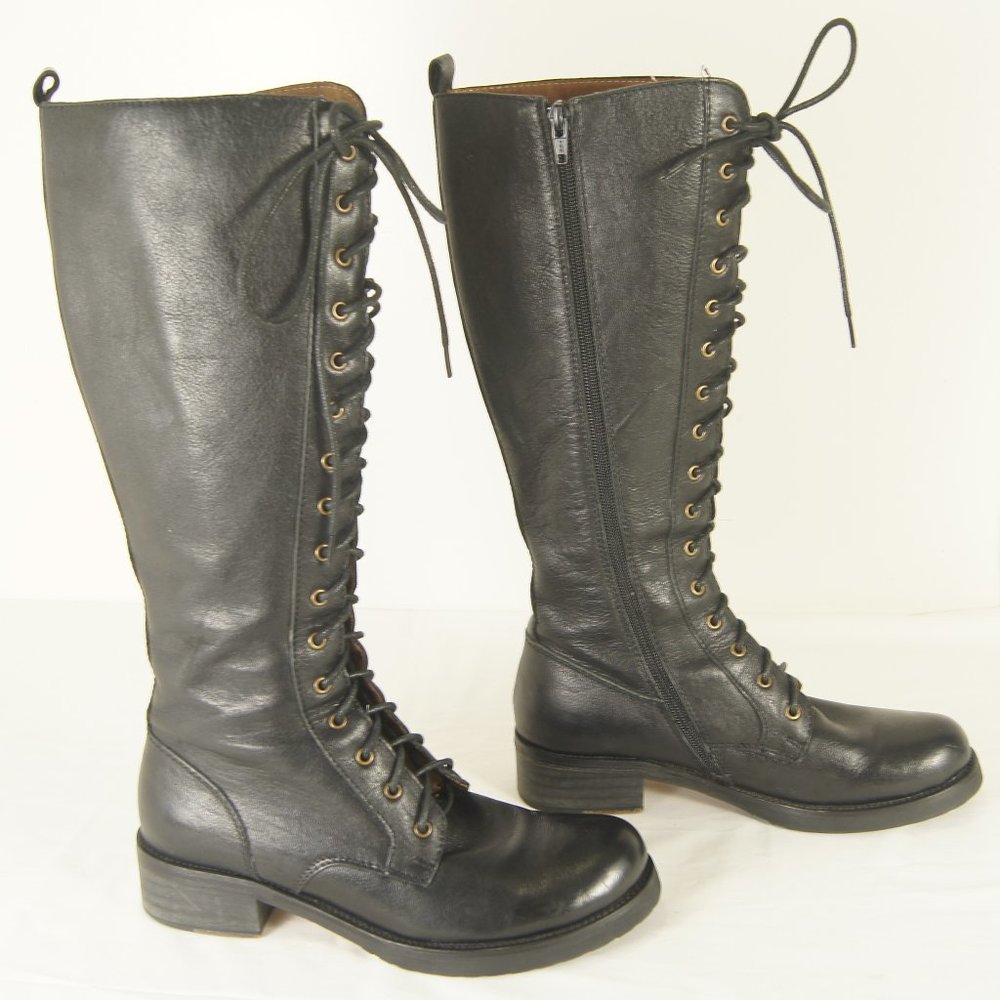 Miz Mooz Womens Margaux Black Boots US Size 6.5